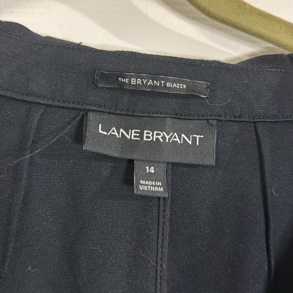 Lane Bryant the Bryant blazer black stretchy relaxed 14 - Picture 3 of 7